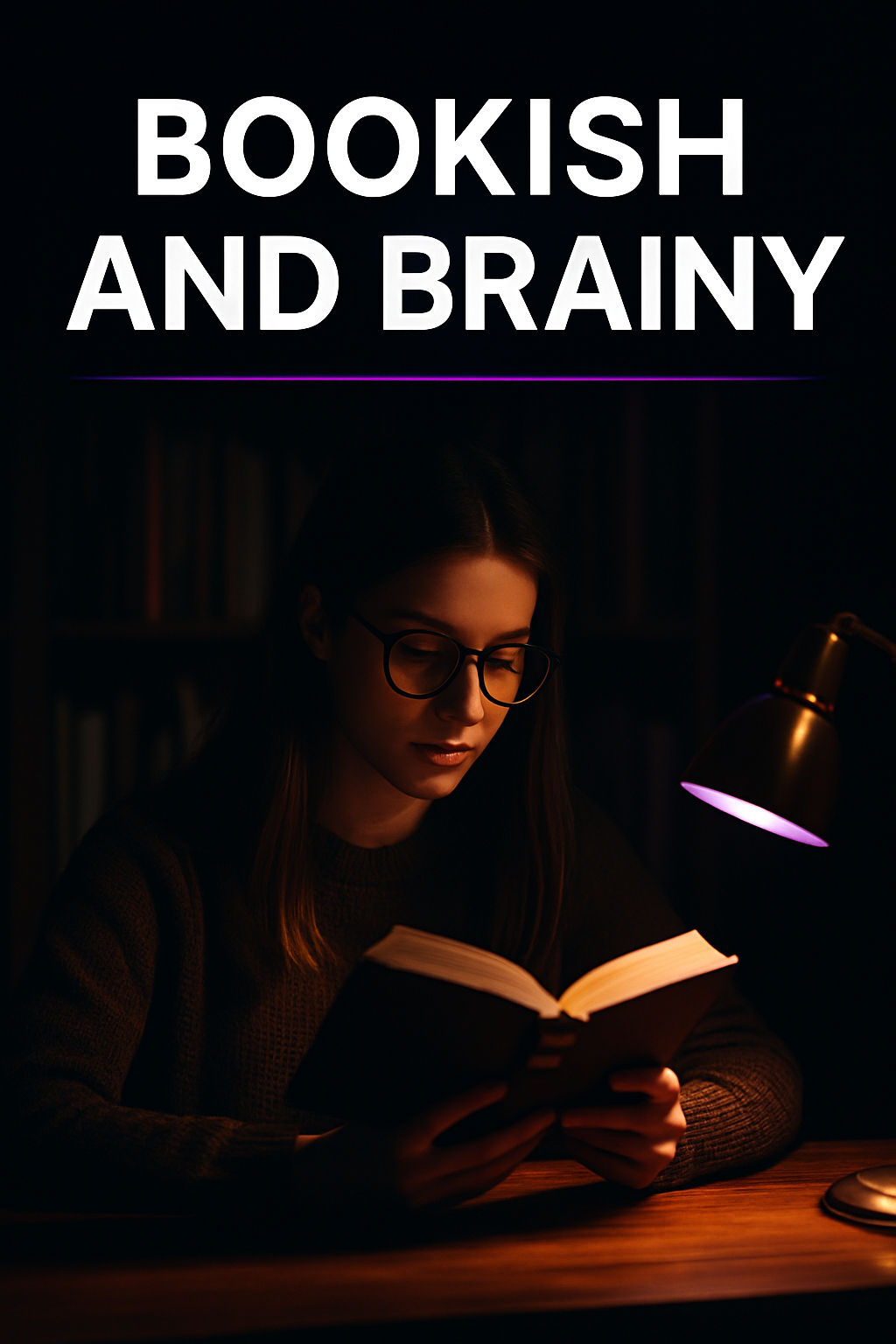 Bookish and brainy title artwork