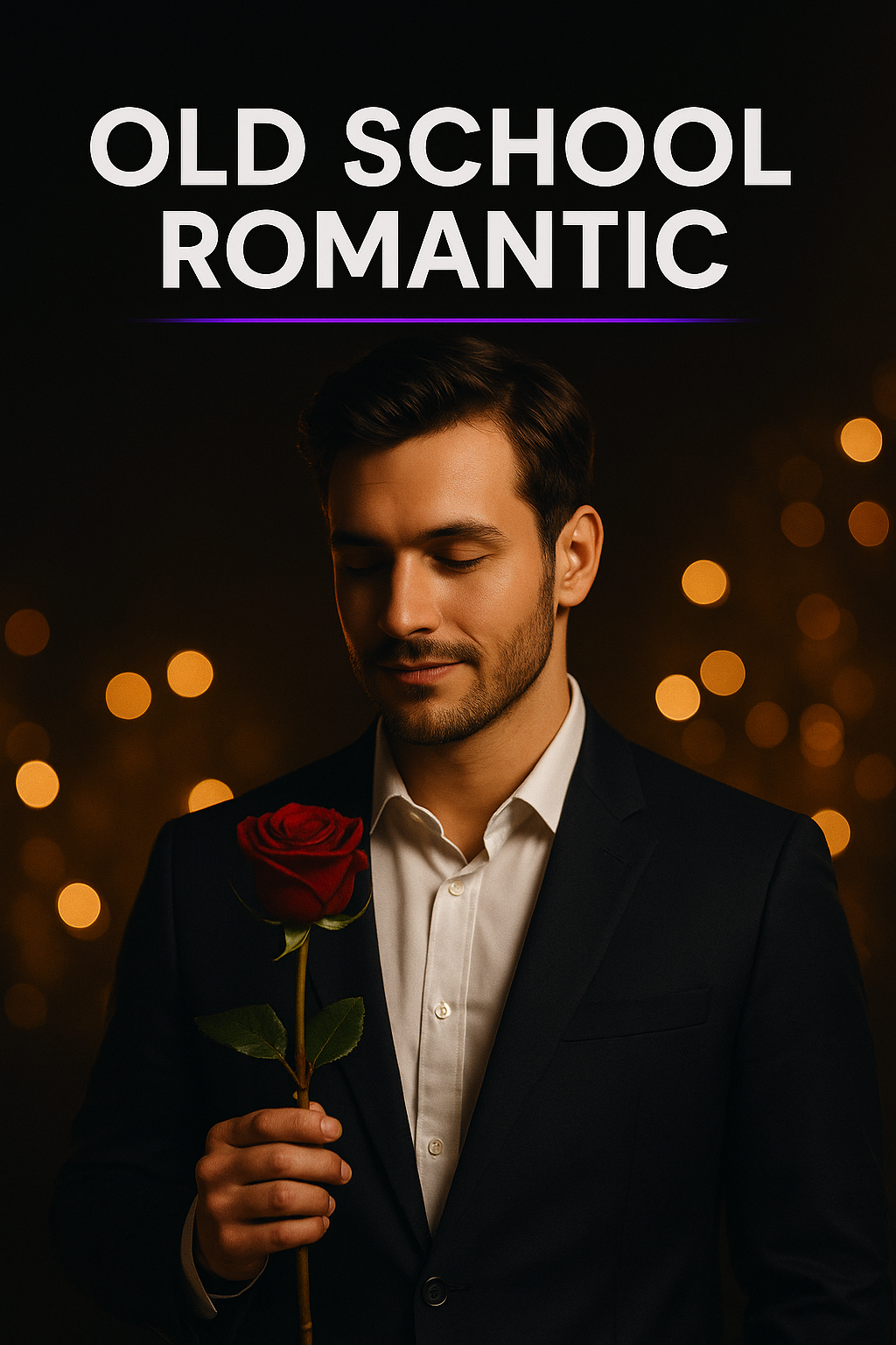 Old school romantic title artwork