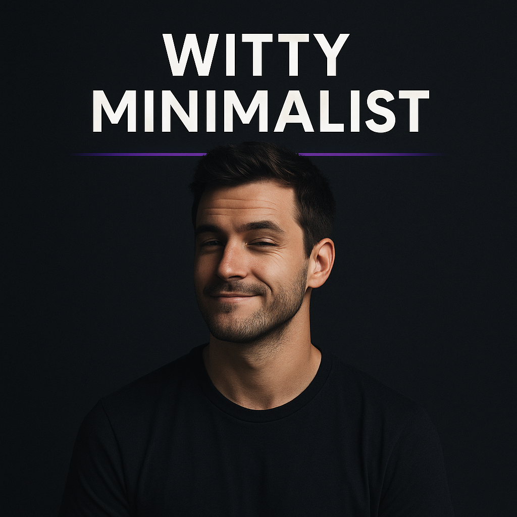 Witty minimalist title artwork
